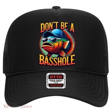 DonT Be A Basshole Funny Fish Hat