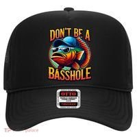 DonT Be A Basshole Funny Fish Hat thumb 0