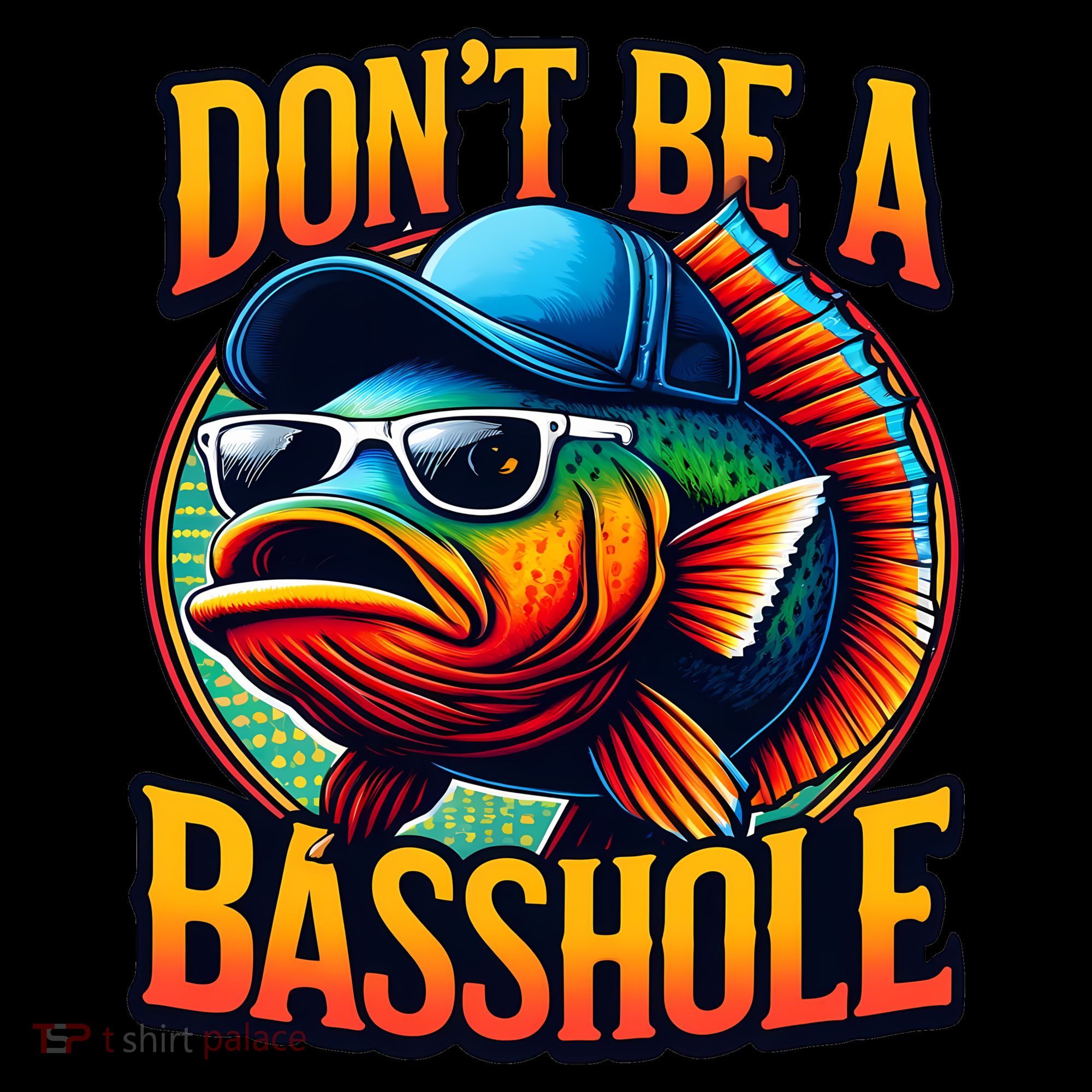 DonT Be A Basshole Funny Fish Toddler Hoodie