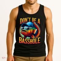 DonT Be A Basshole Funny Fish Tank Top thumb 3