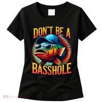 DonT Be A Basshole Funny Fish Women's T-Shirt thumb 0