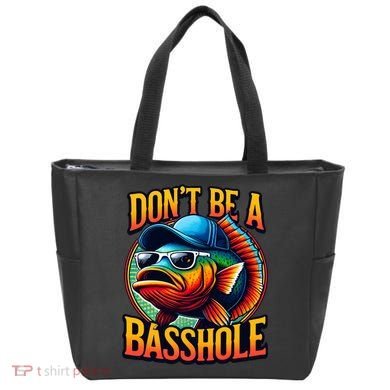 DonT Be A Basshole Funny Fish Tote Bag