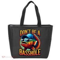 DonT Be A Basshole Funny Fish Tote Bag thumb 0