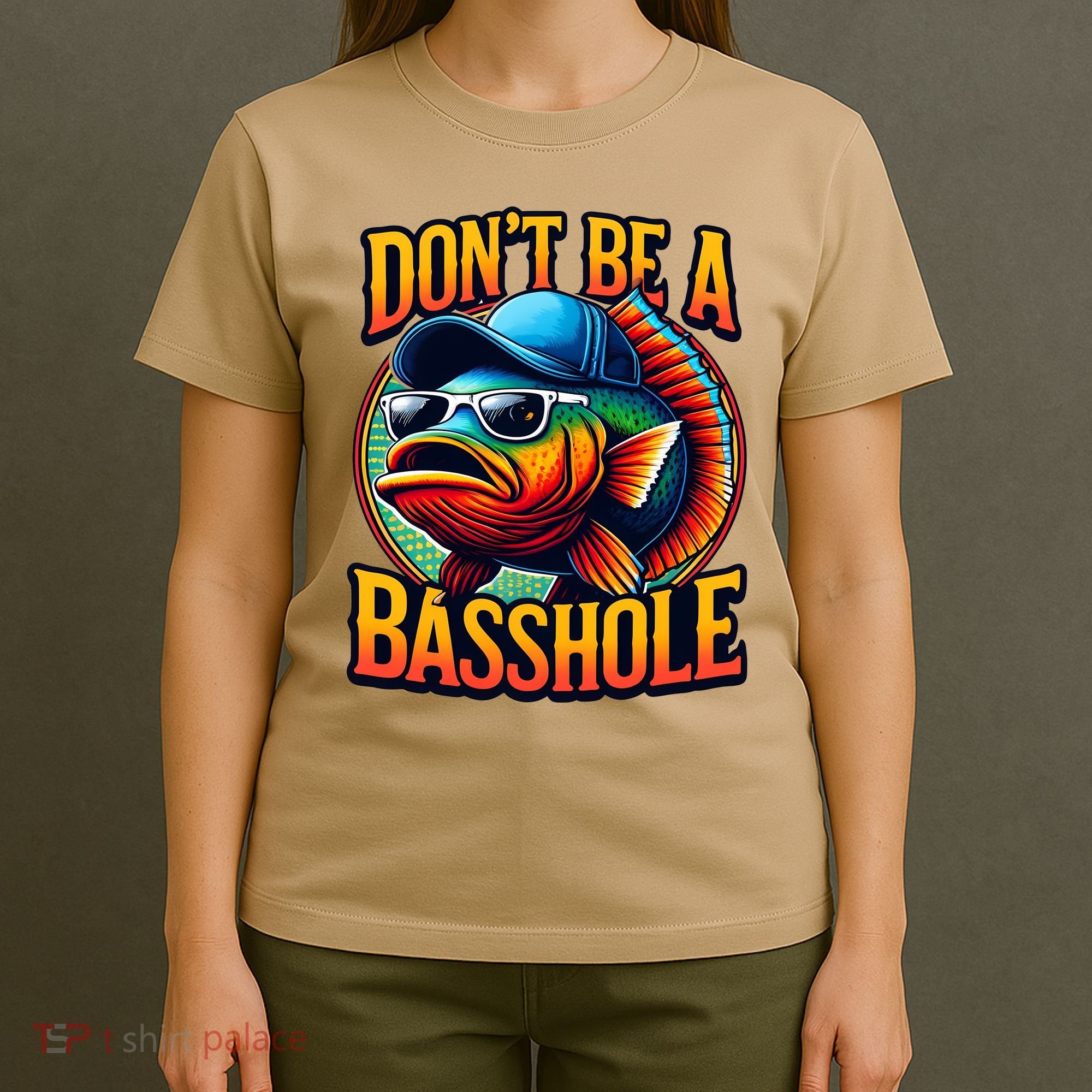 DonT Be A Basshole Funny Fish T-Shirt