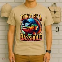 DonT Be A Basshole Funny Fish T-Shirt thumb 6