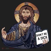 Don't Be A Dick Jesus Book Funny Gift Women's Sweatshirt thumb 2