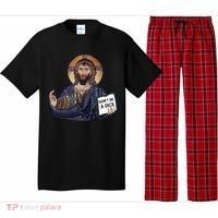 Don't Be A Dick Jesus Book Funny Gift Pajama Set thumb 0