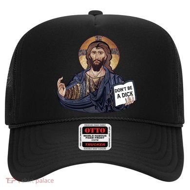 Don't Be A Dick Jesus Book Funny Gift Hat