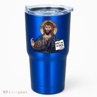 Don't Be A Dick Jesus Book Funny Gift Tumbler thumb 0