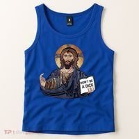 Don't Be A Dick Jesus Book Funny Gift Tank Top thumb 2