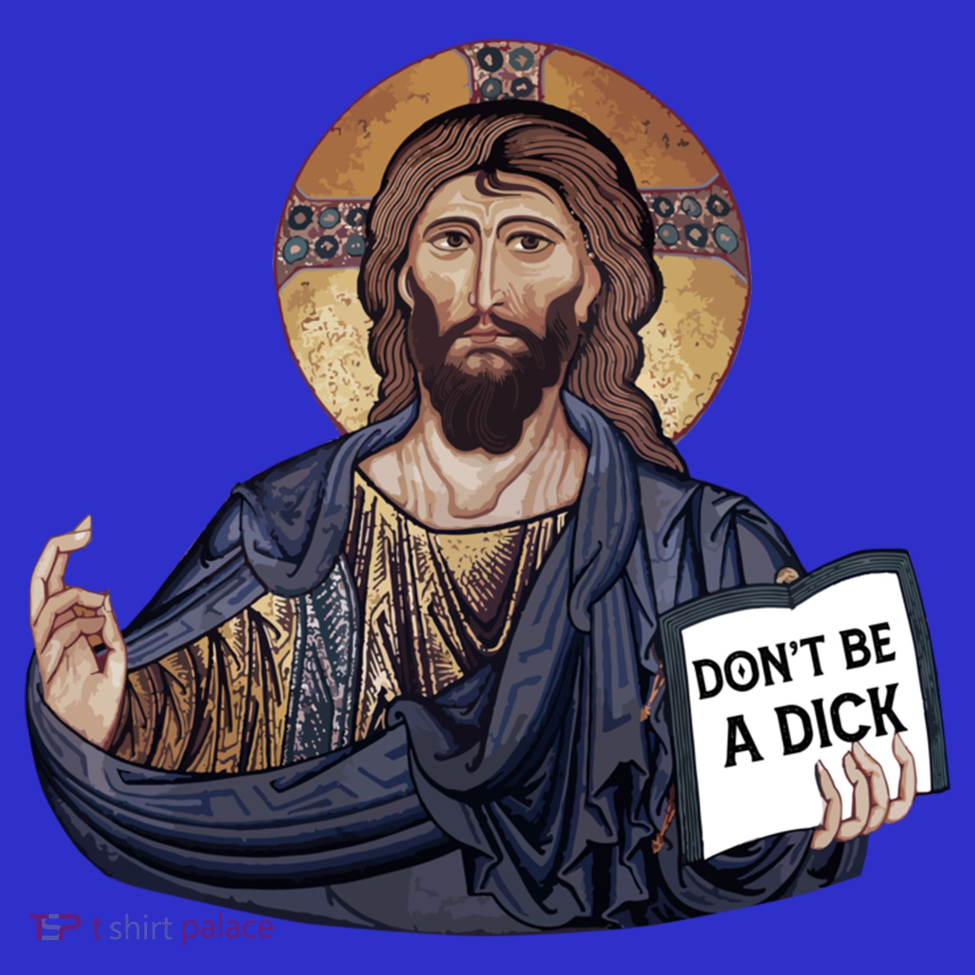 Don't Be A Dick Jesus Book Funny Gift Visor