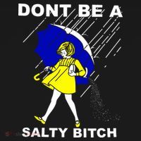 DonT Be A Salty Bitch USA-Made Doggie Bandana thumb 2