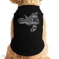 Dirt Bike American Flag Motocross Enduro Doggie Tank thumb 0