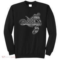 Dirt Bike American Flag Motocross Enduro Sweatshirt thumb 0