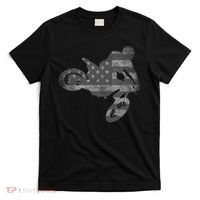 Dirt Bike American Flag Motocross Enduro T-Shirt thumb 0