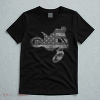 Dirt Bike American Flag Motocross Enduro T-Shirt thumb 5