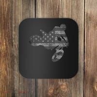Dirt Bike American Flag Motocross Enduro Coaster thumb 0