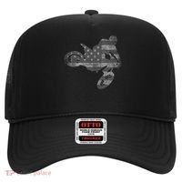 Dirt Bike American Flag Motocross Enduro Hat thumb 0