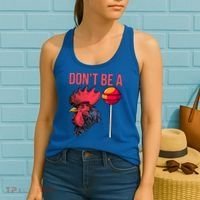 Don't Be A Cock Sucker Chicken Lollipop 'S Humor Gift Women's Tank Top thumb 2