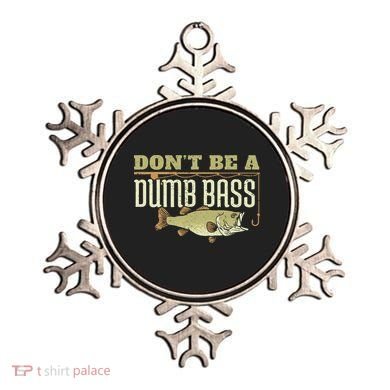 Don't Be A Dumb Bass Fishing Googan Pun Ornament