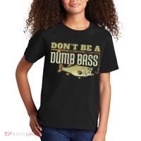 Don't Be A Dumb Bass Fishing Googan Pun Kids T-Shirt thumb 2