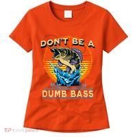 DonT Be A Dumb Bass Funny Fish Women's T-Shirt thumb 0