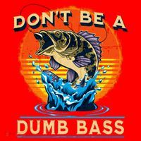 DonT Be A Dumb Bass Funny Fish Santa Hat thumb 1