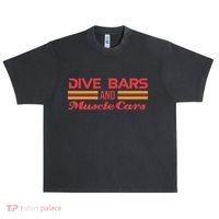 Dive Bars And Muscle Cars Muscle Car Urban Oversized Heavyweight T-Shirt thumb 0
