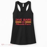 Dive Bars And Muscle Cars Muscle Car Women's Tank Top thumb 0