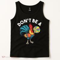 Don't Be A Cook Sucker Chicken Lollipop Sarcastic Humor Tank Top thumb 2