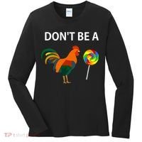 DonT Be A Cock Sucker Sarcastic Funny Humor Irony Jersey Women's Long Sleeve Shirt thumb 0