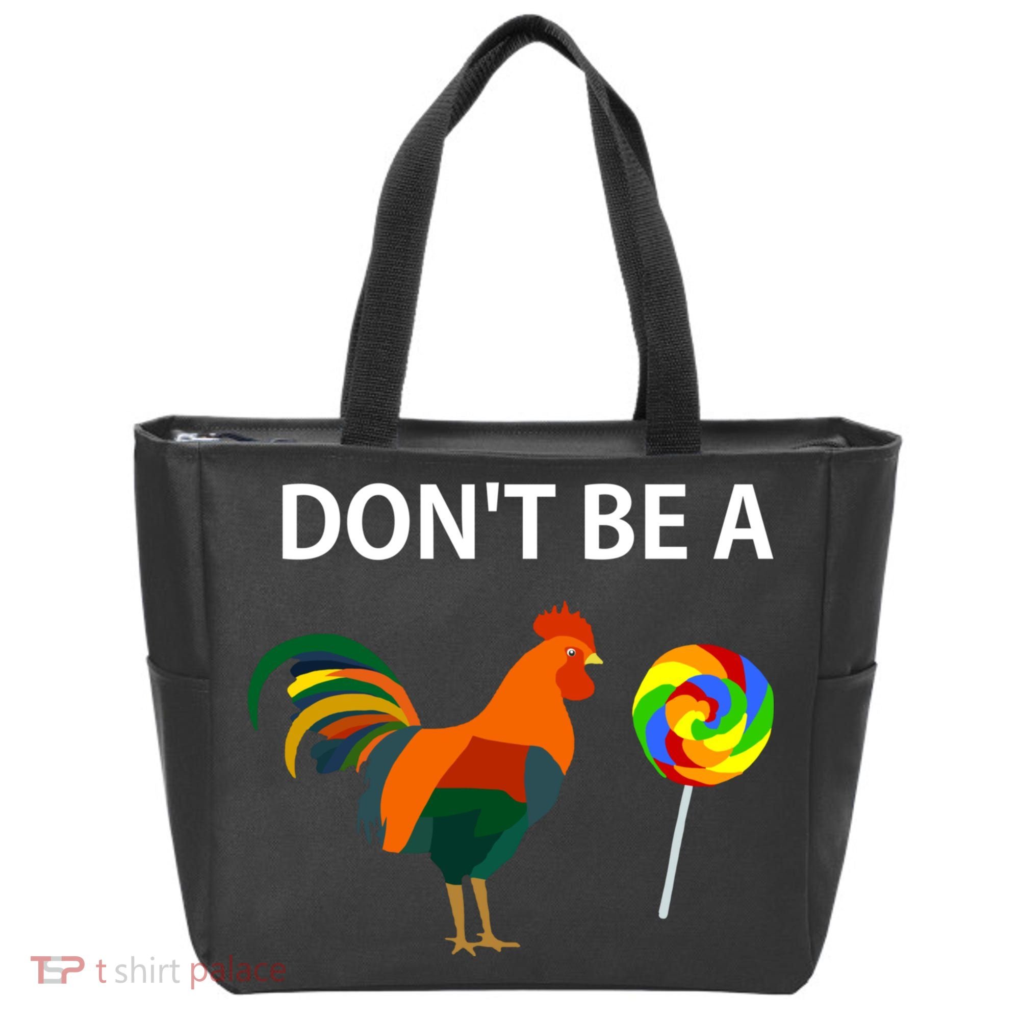 DonT Be A Cock Sucker Sarcastic Funny Humor Irony Jersey Tote Bag