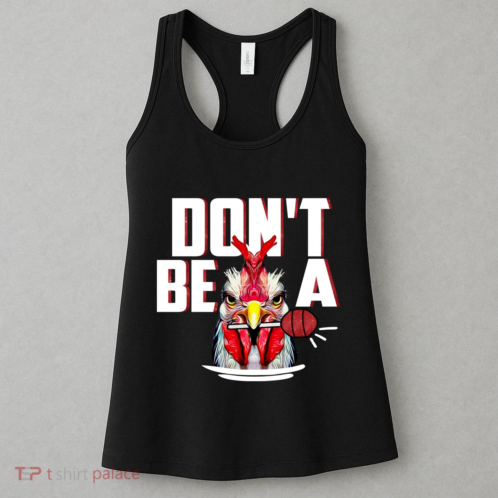 Dont Be A Cock Sucker Rooster Lollipop Funny Fathers Day Women's Tank Top