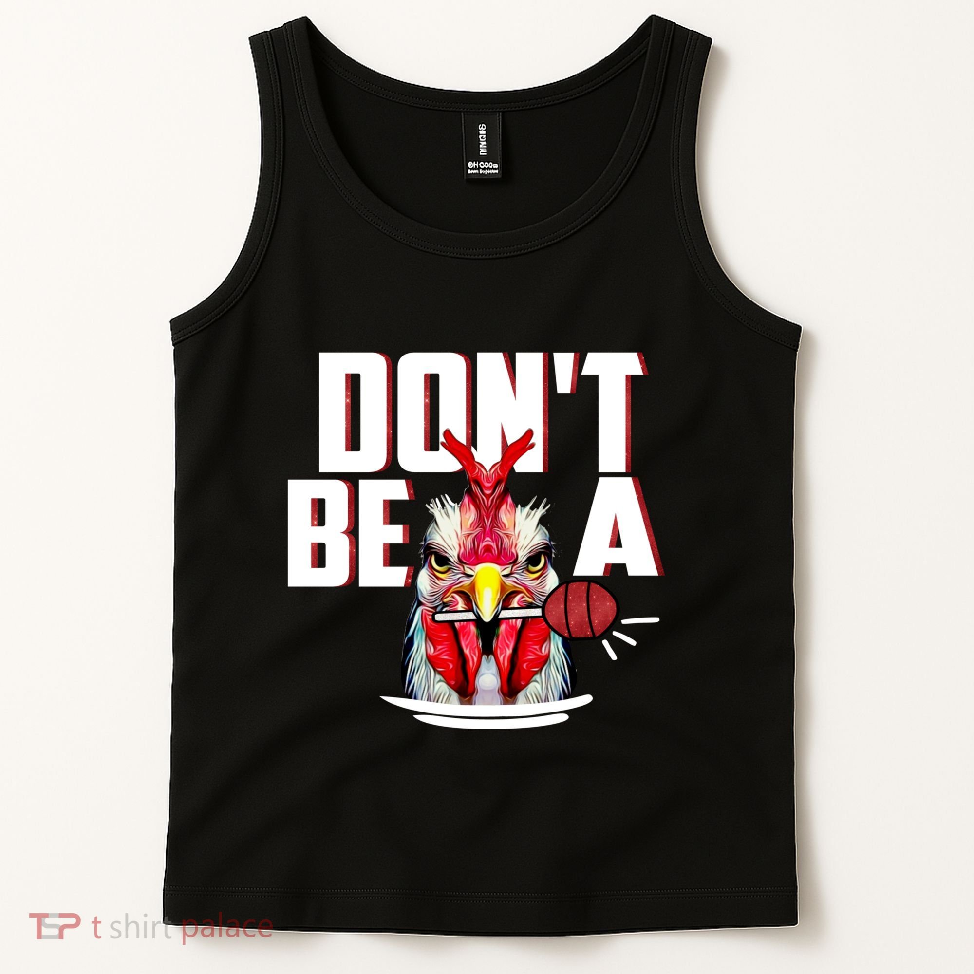Dont Be A Cock Sucker Rooster Lollipop Funny Fathers Day Tank Top