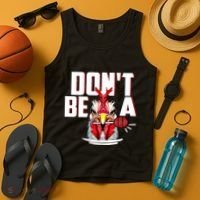 Dont Be A Cock Sucker Rooster Lollipop Funny Fathers Day Tank Top thumb 4