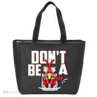 Dont Be A Cock Sucker Rooster Lollipop Funny Fathers Day Tote Bag thumb 0