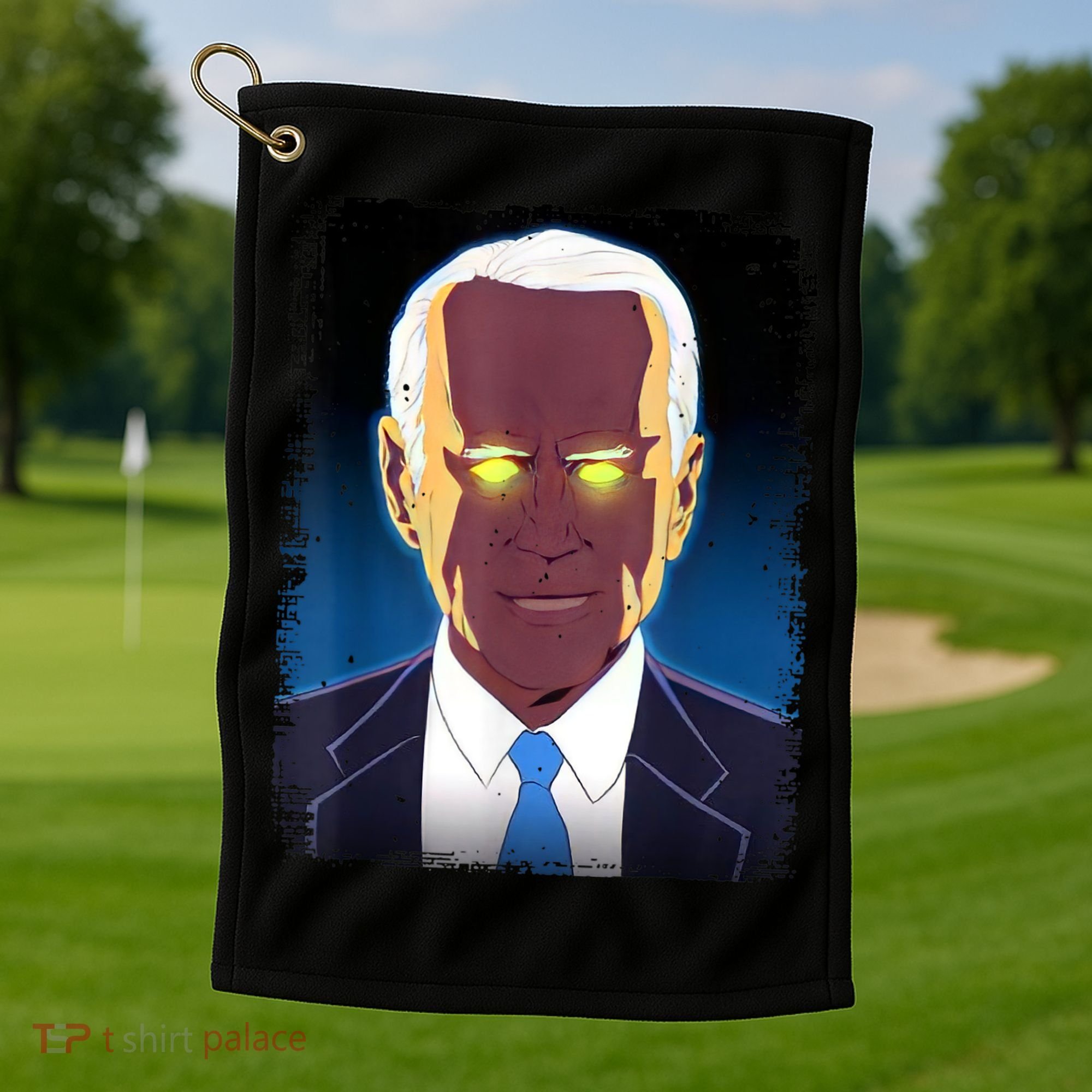 Dark Brandon Anti Biden Golf Towel