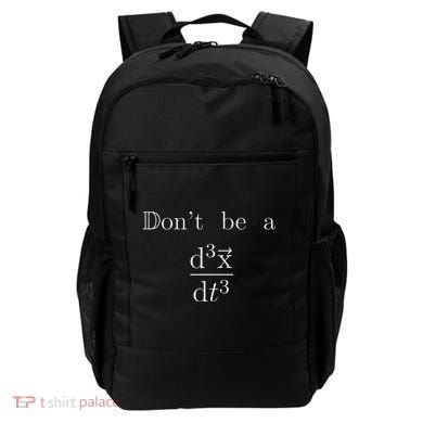 DonT Be A Jerk Mathematician Backpack