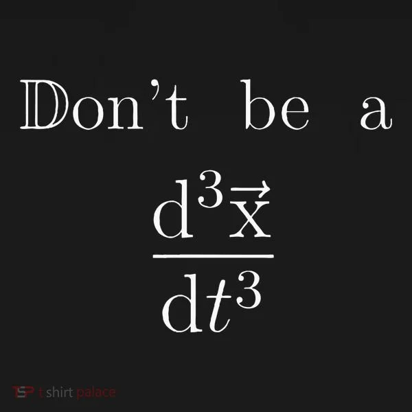 DonT Be A Jerk Mathematician Button