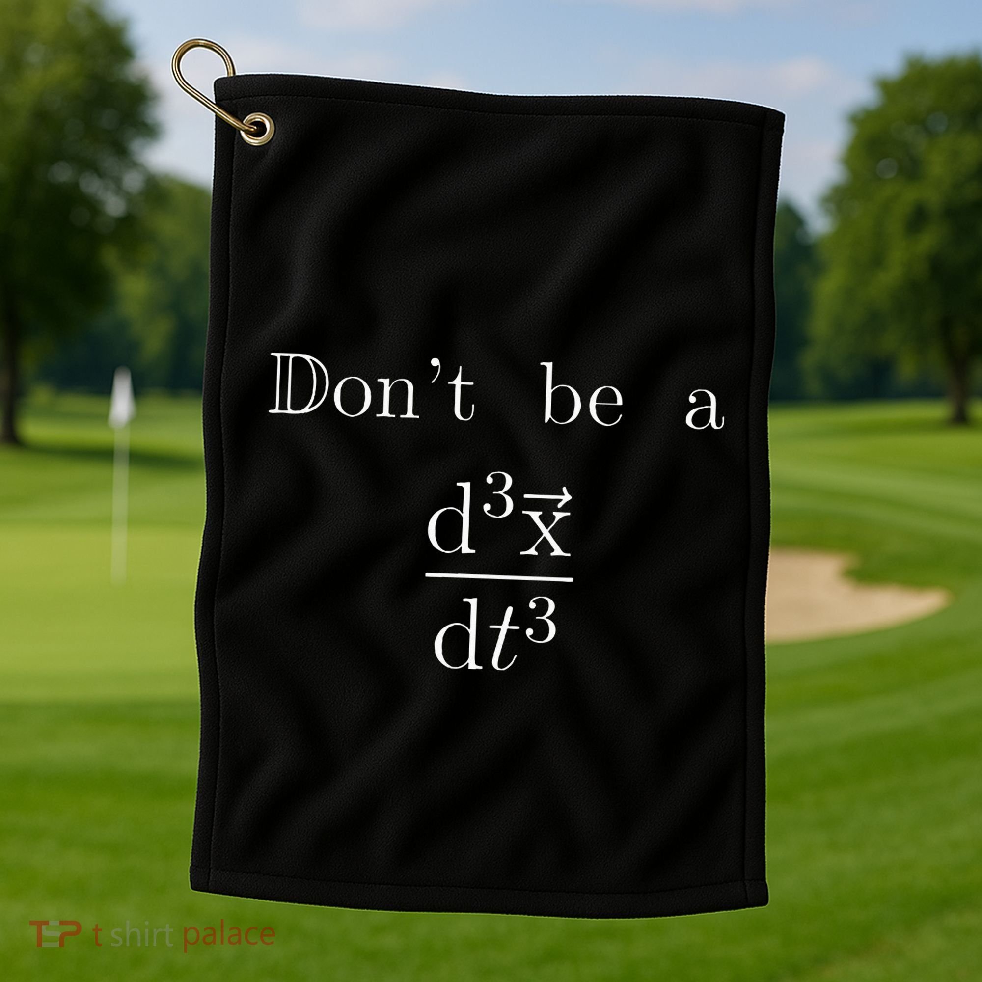 DonT Be A Jerk Mathematician Golf Towel