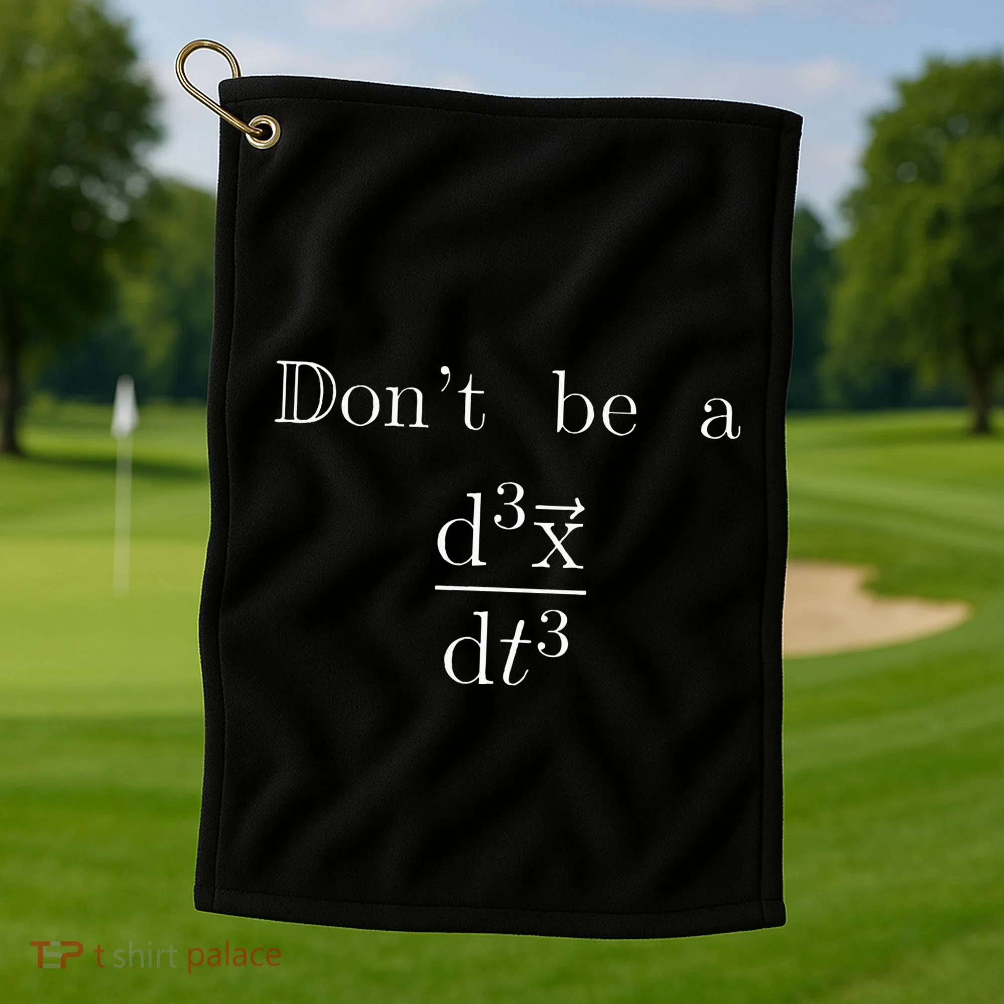 DonT Be A Jerk Mathematician Golf Towel