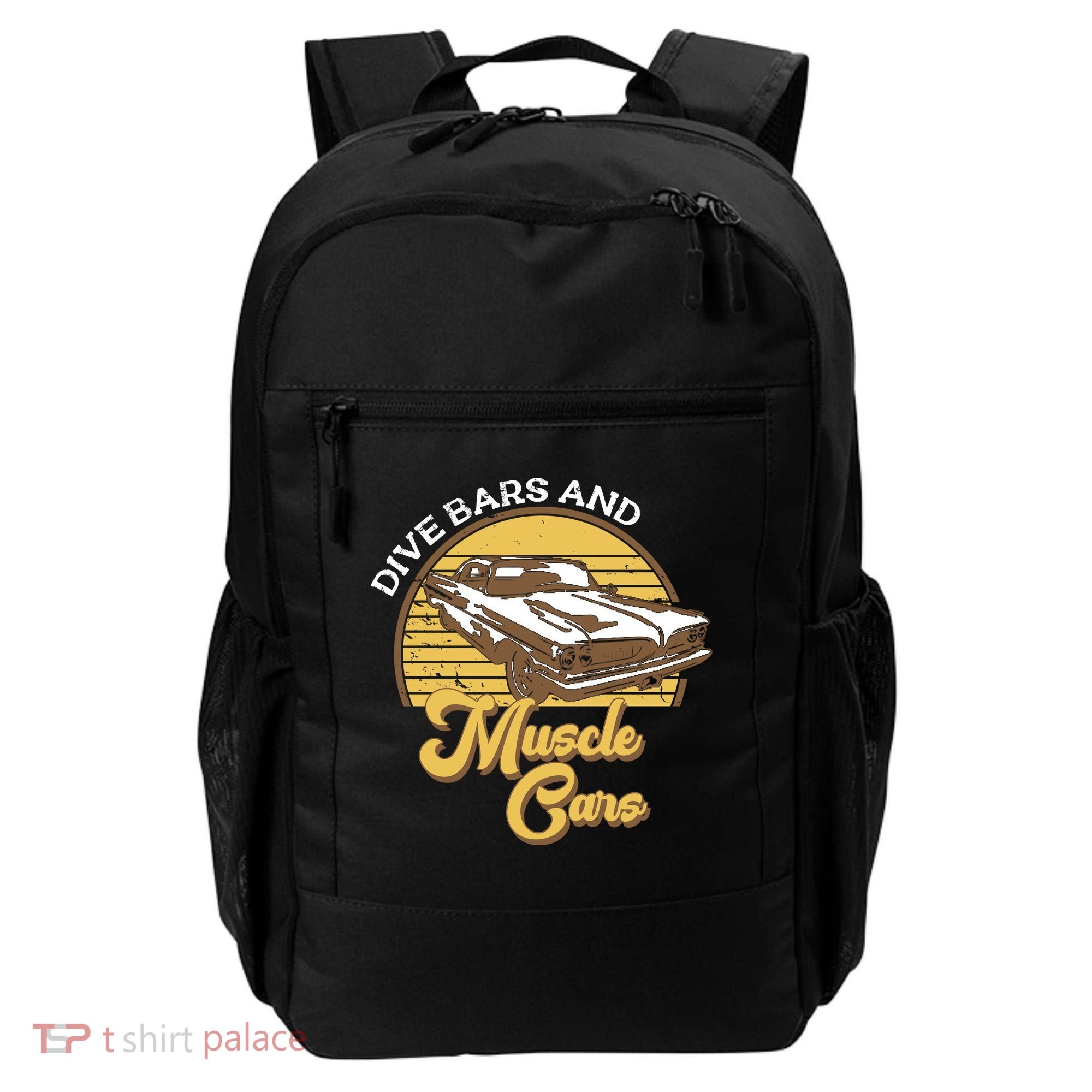 Drive Bars And Muscle Cars Backpack