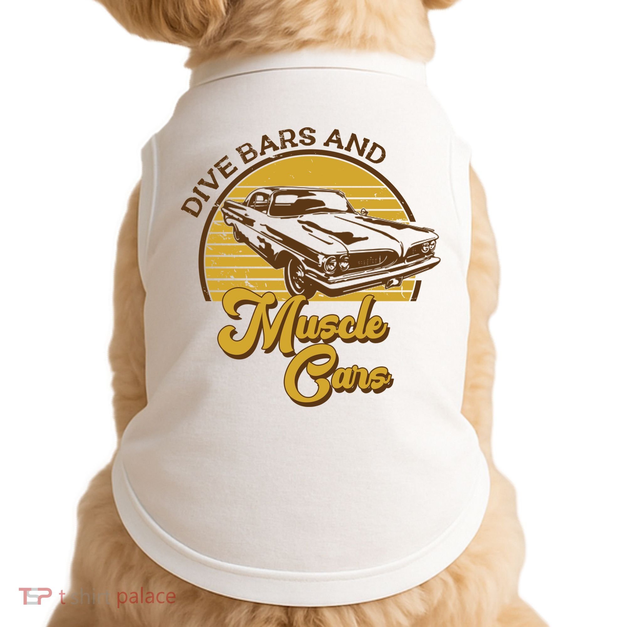 Drive Bars And Muscle Cars Doggie Tank