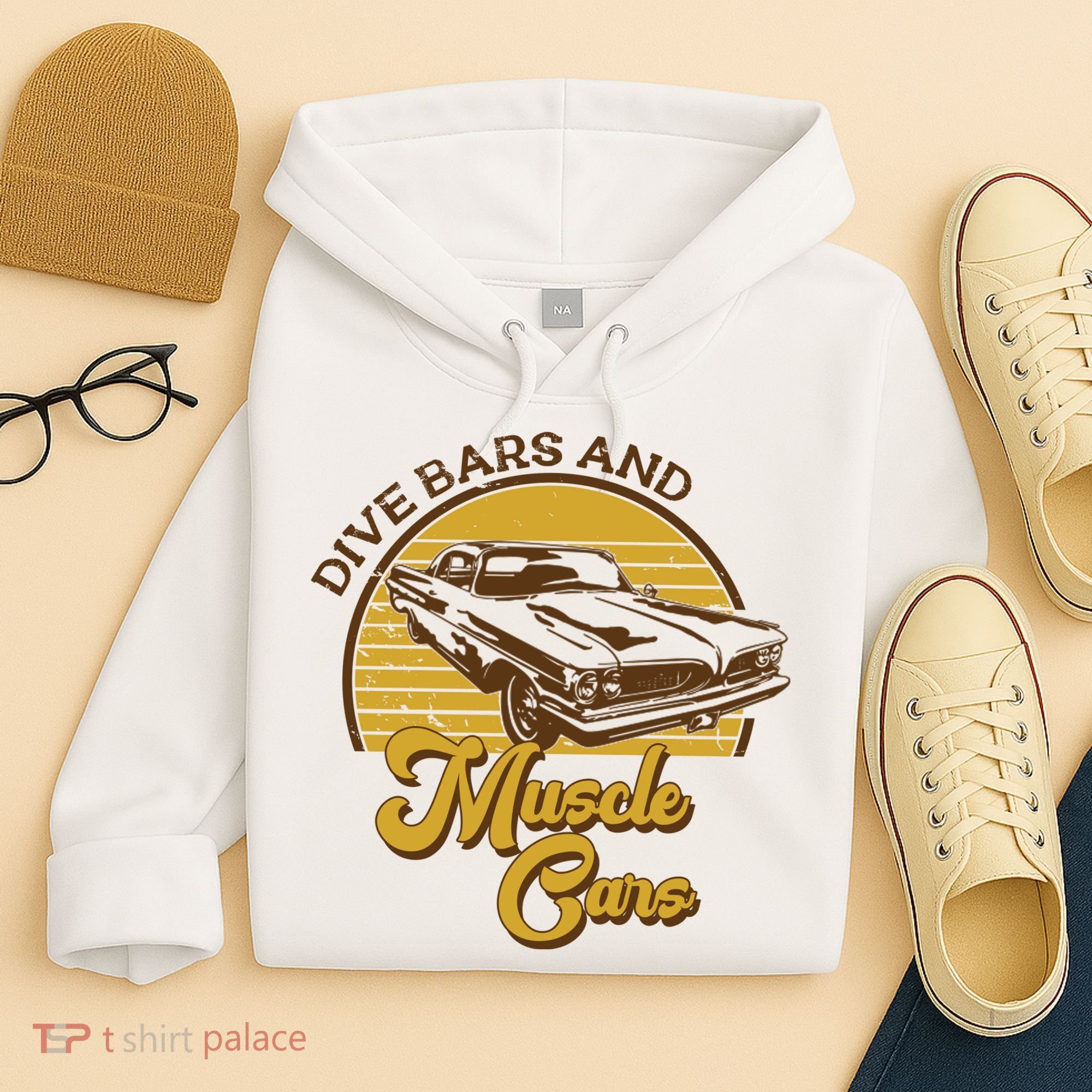 Drive Bars And Muscle Cars Hoodie
