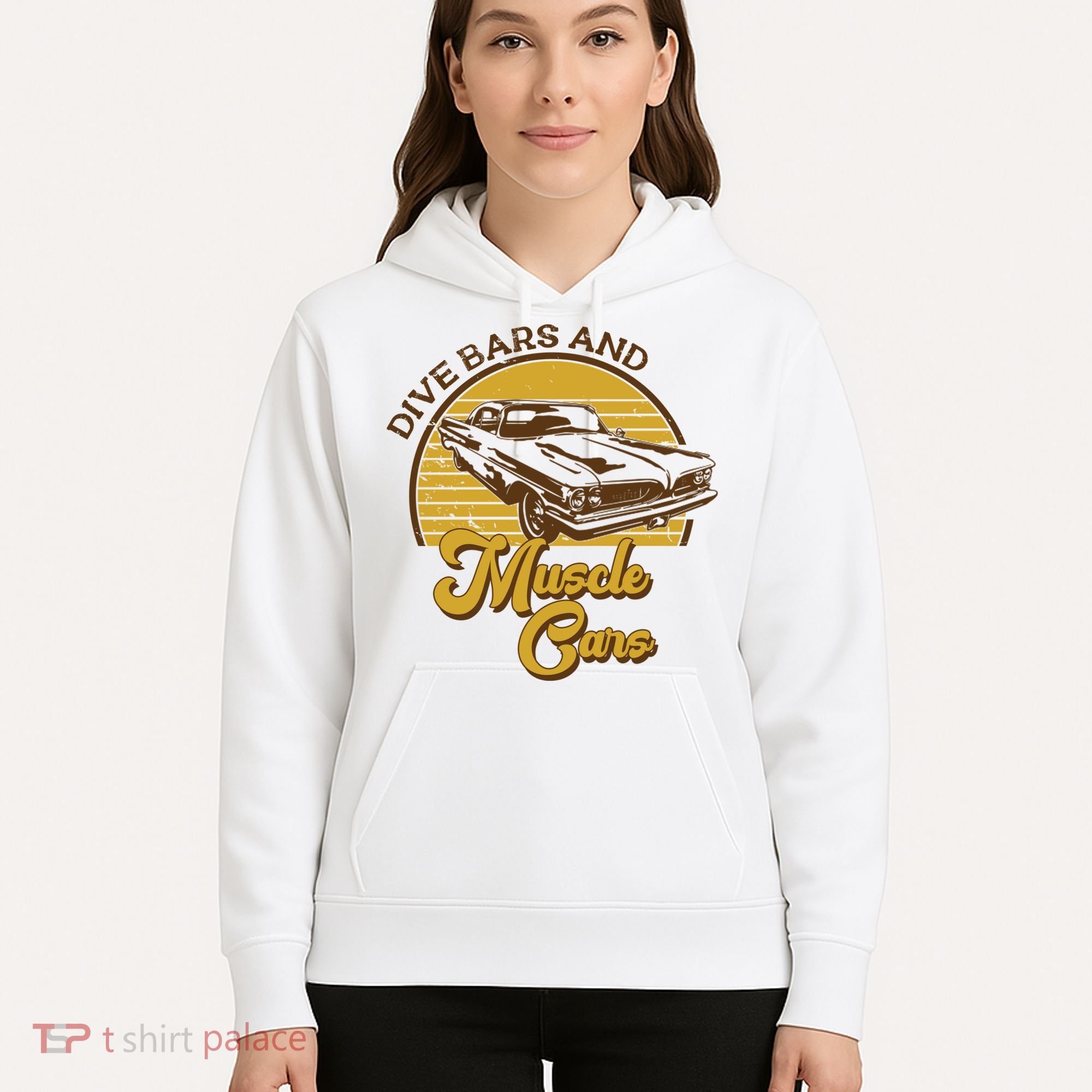 Drive Bars And Muscle Cars Hoodie