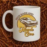 Drive Bars And Muscle Cars Coffee Mug thumb 2