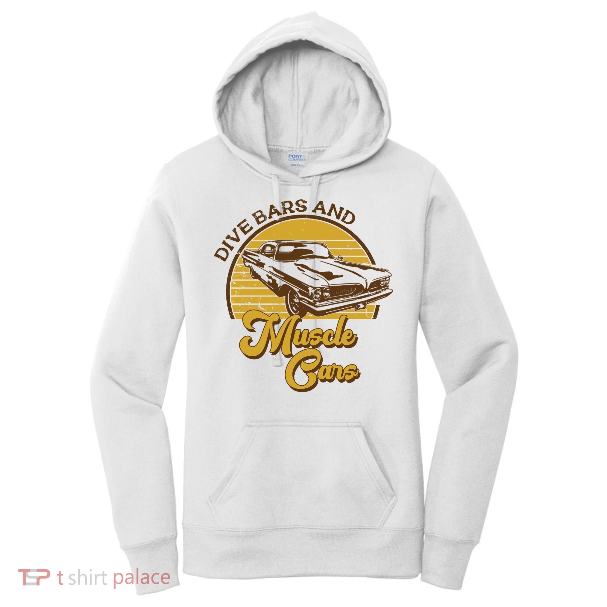 Drive Bars And Muscle Cars Women's Hoodie