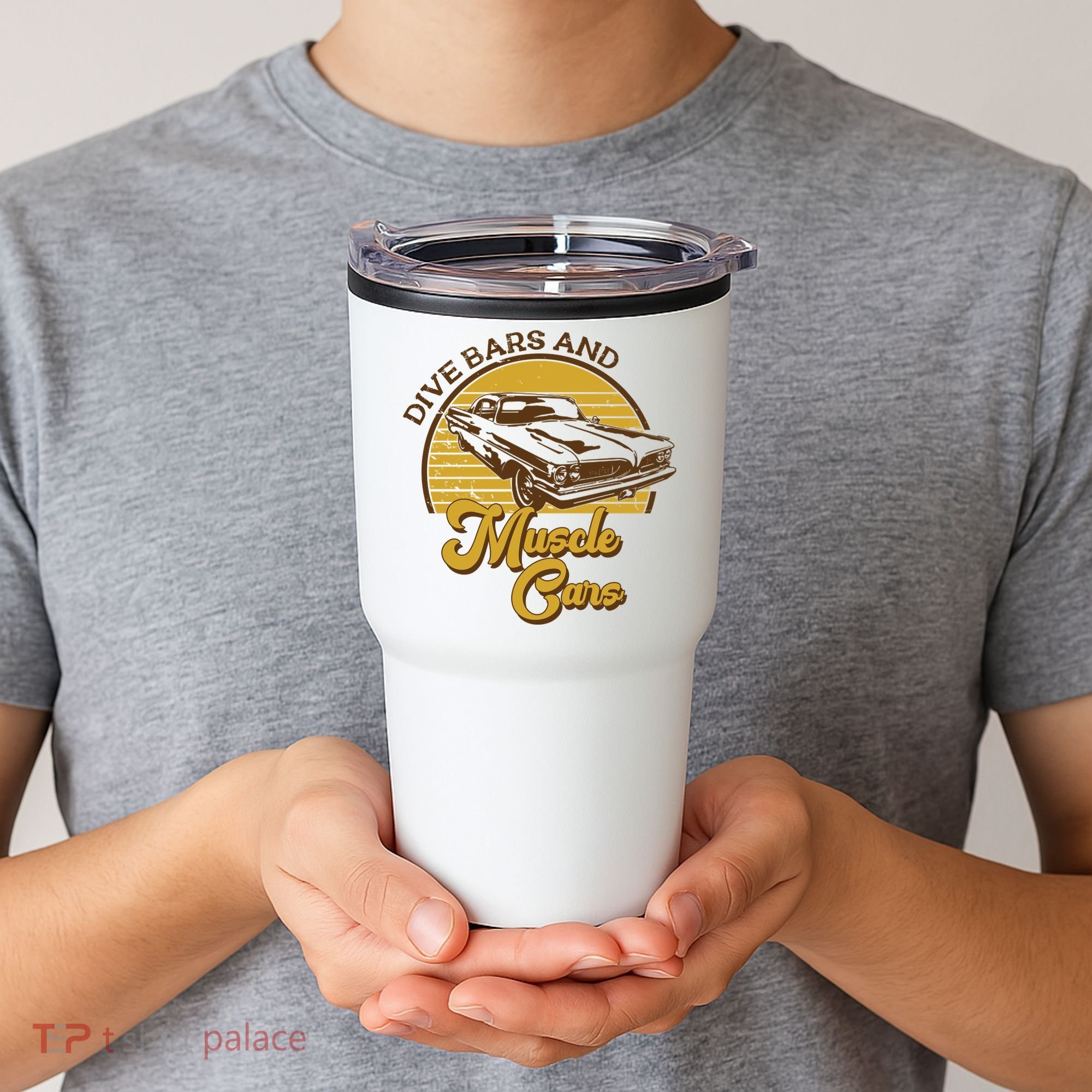 Drive Bars And Muscle Cars Tumbler