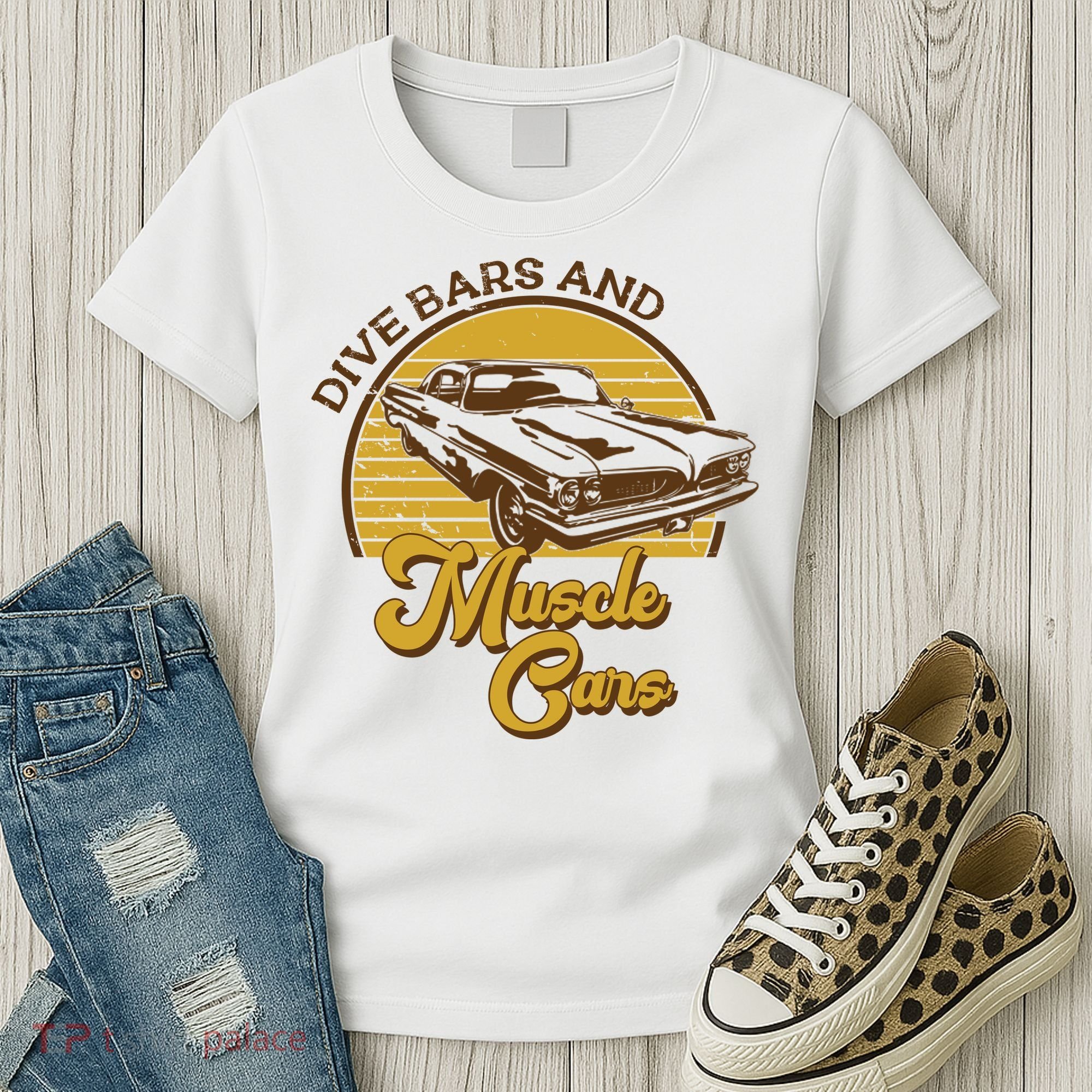 Drive Bars And Muscle Cars Women's T-Shirt