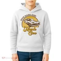 Drive Bars And Muscle Cars Kids Hoodie thumb 4